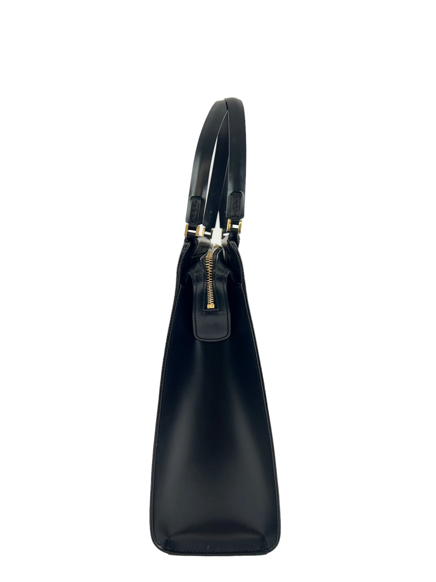 Louis Vuitton Black Epi Leather Vintage Handbag