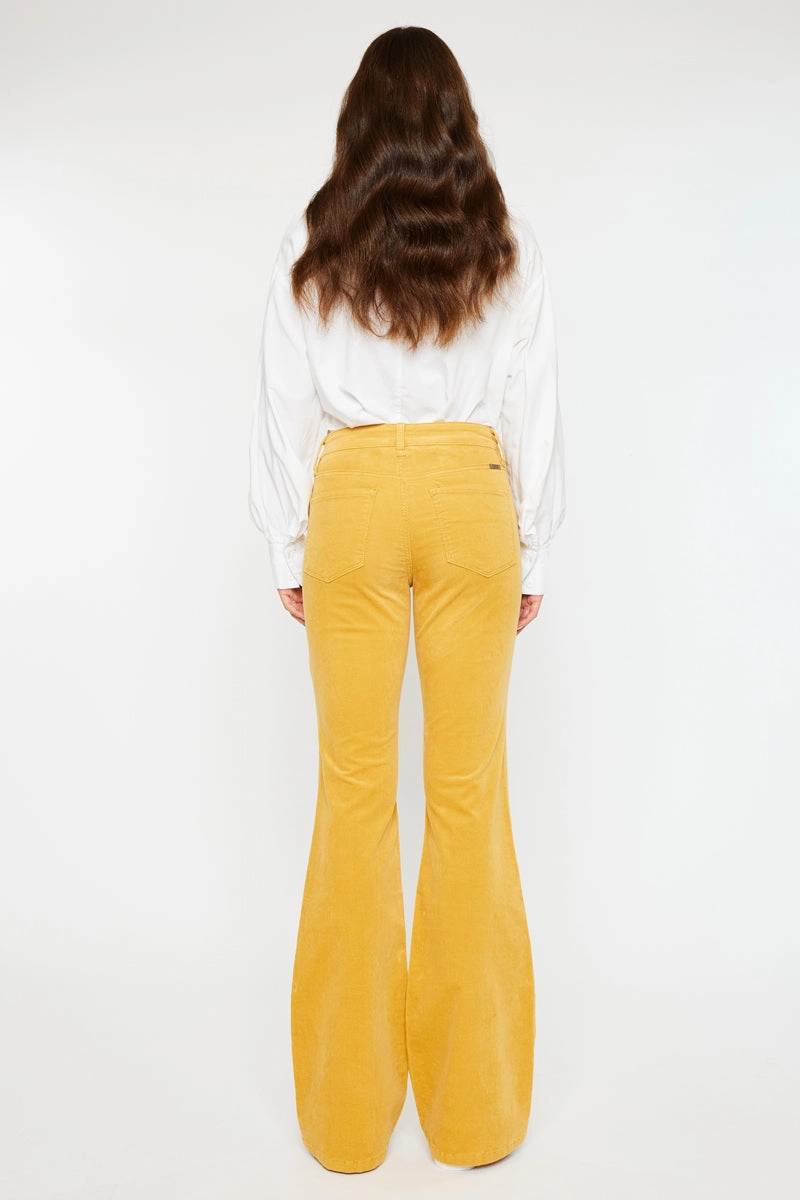 Lunita High Rise Corduroy Flare