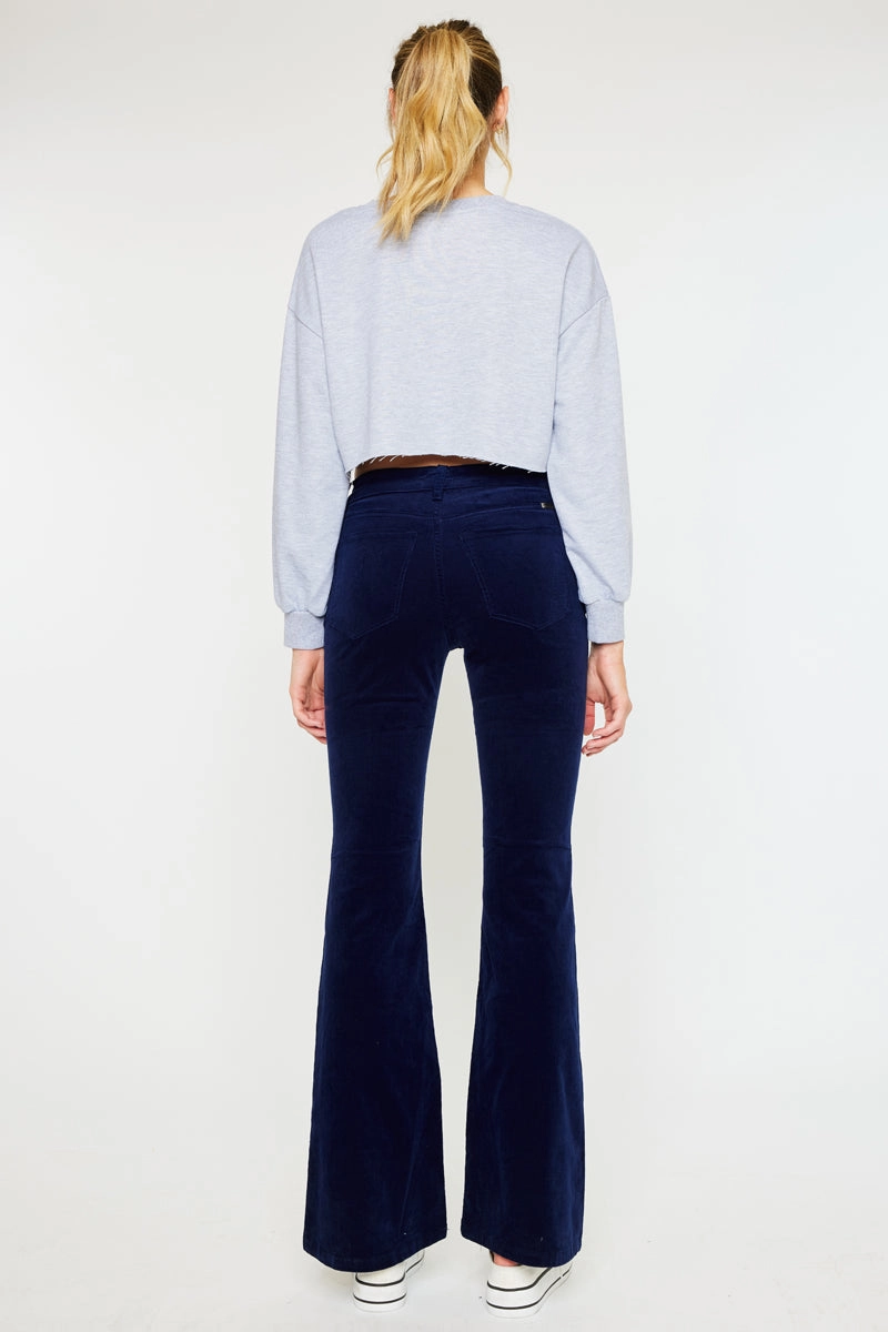 Lunita High Rise Corduroy Flare
