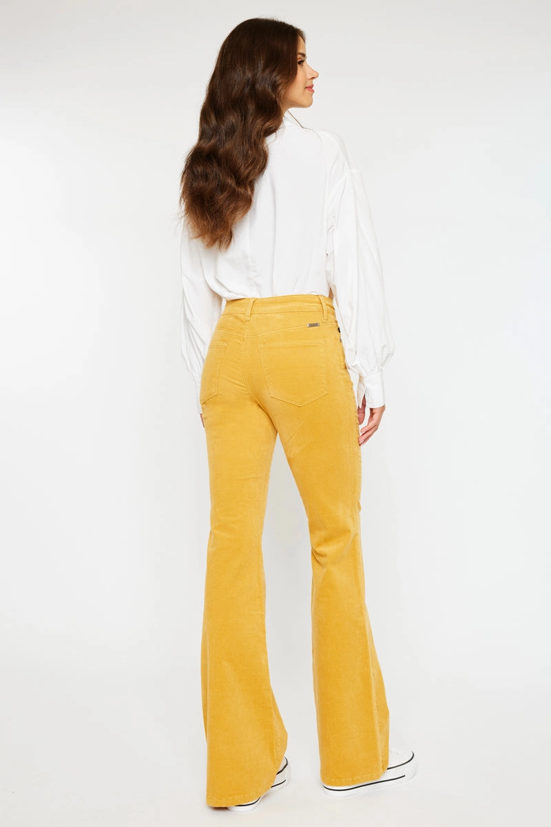 Lunita High Rise Corduroy Flare