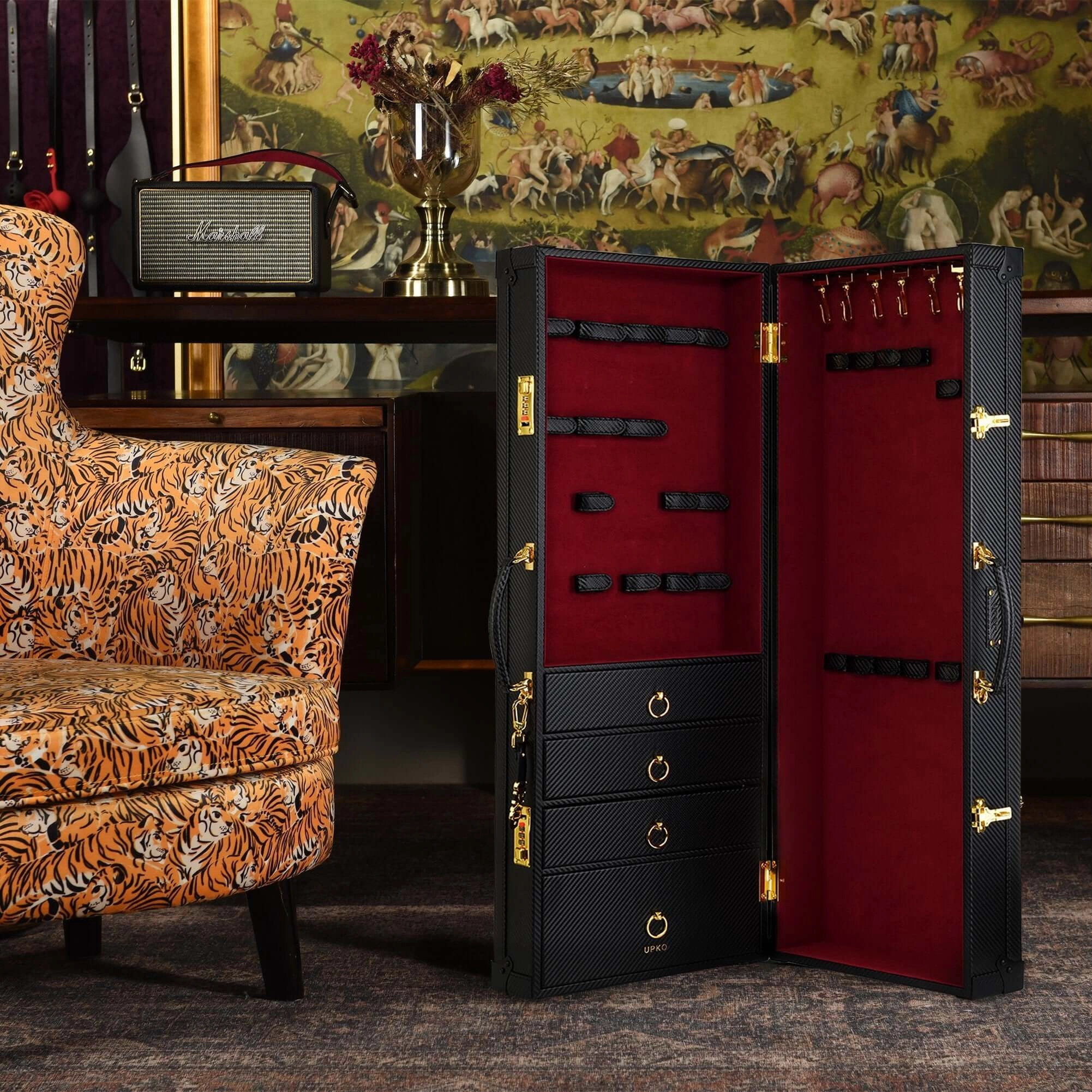 Luxury Bondage Locking Storage Sade Trunk by UPKO