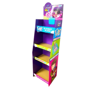 Merchandising Fixture - Corrugated Printed Blanket Floor Display ONLY 978130