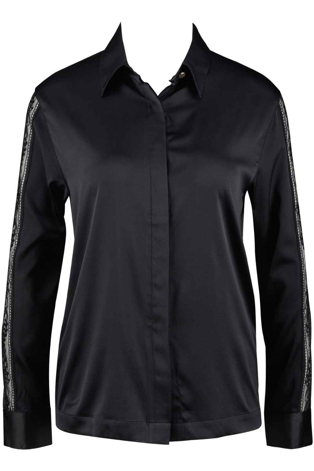 Midnight Whisper Silk Blouse