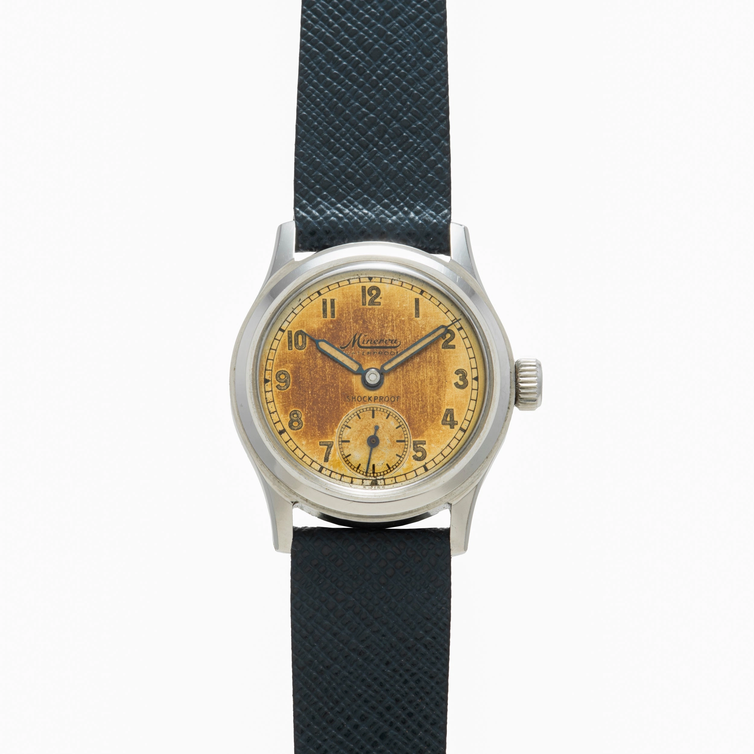 Minerva Stainless Steel Field Watch
