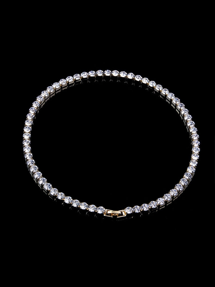Modern Stylish Rhinestone Necklace
