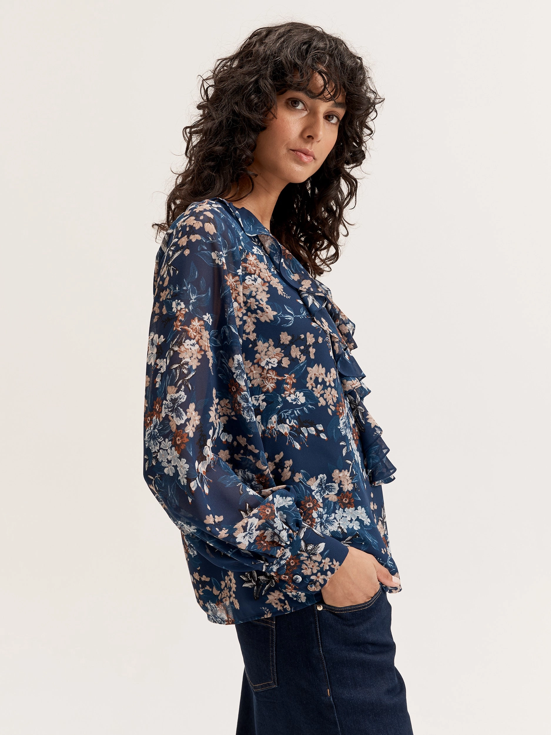 Nautical Bloom Blouse