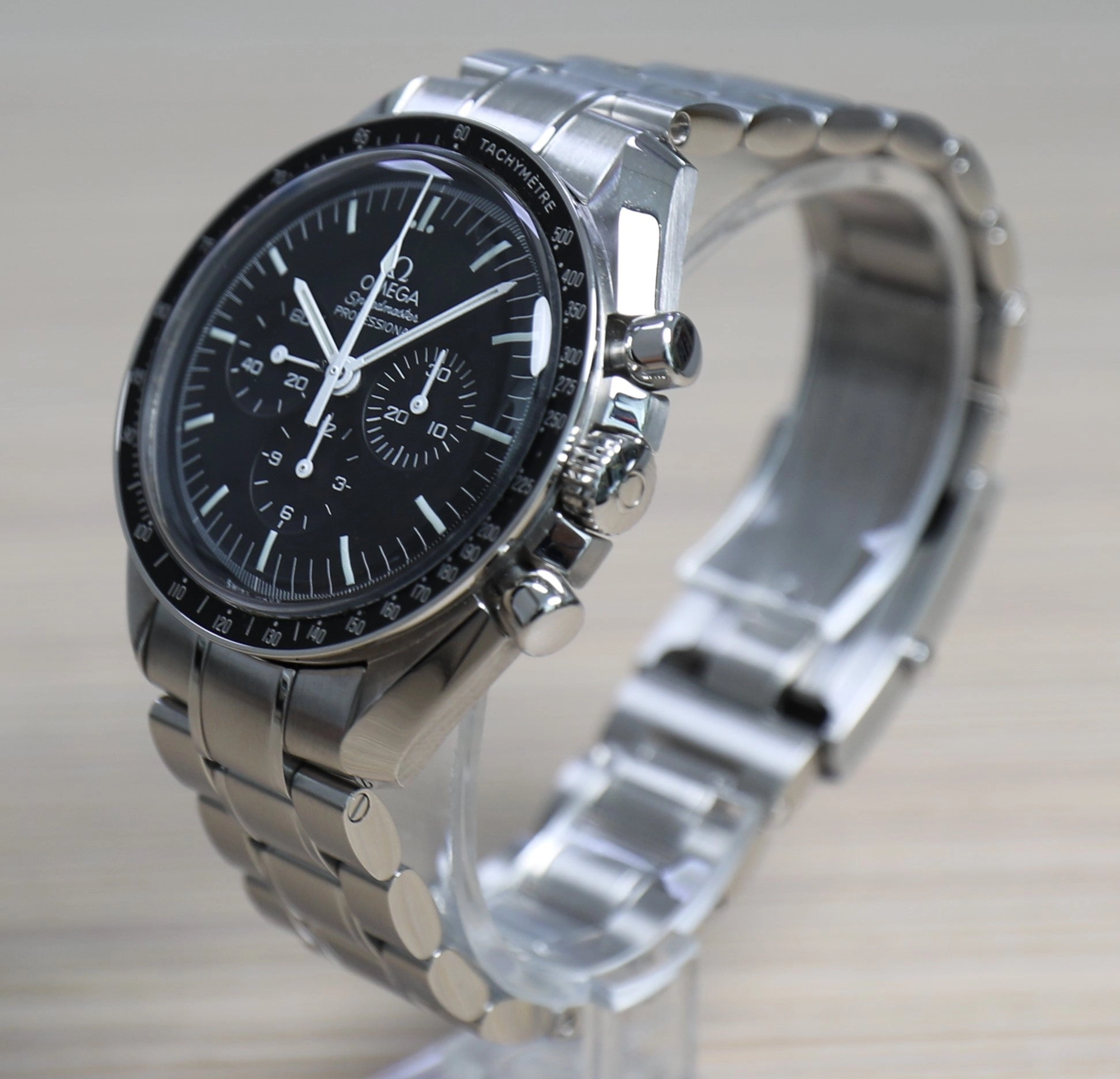Omega Speedmaster Professional Moon Watch – Hesalite – Unworn – Full Set – 1861 Caliber