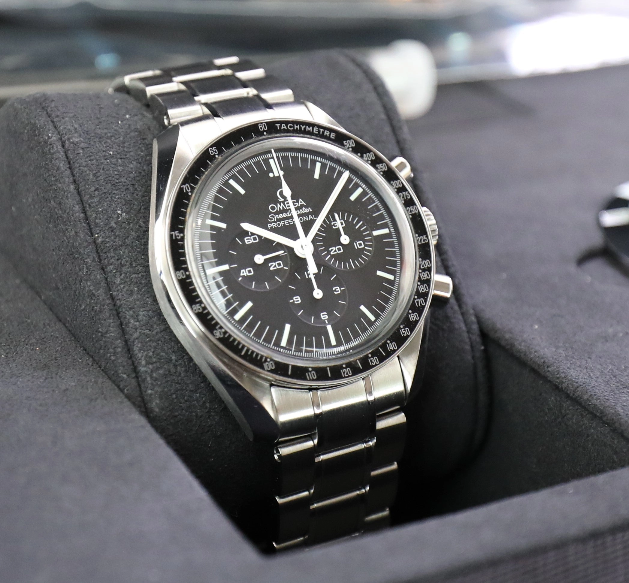 Omega Speedmaster Professional Moon Watch – Hesalite – Unworn – Full Set – 1861 Caliber