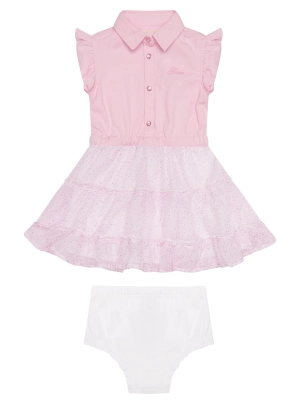 Pink Dress and Pantie Set (3-24M)