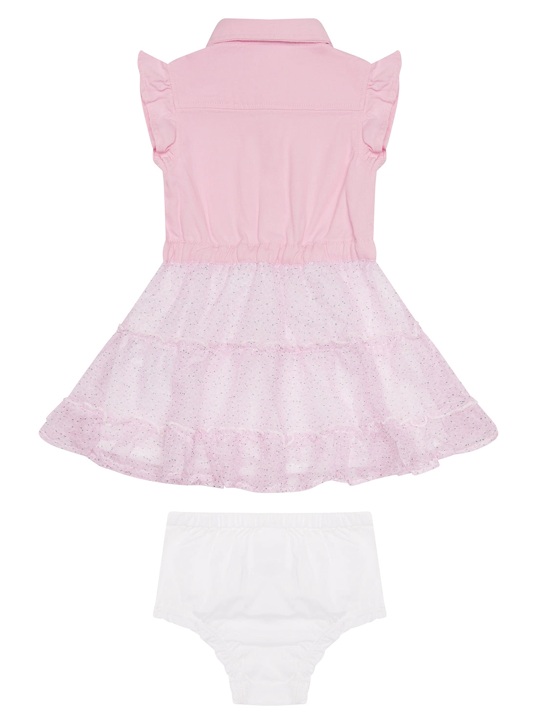 Pink Dress and Pantie Set (3-24M)