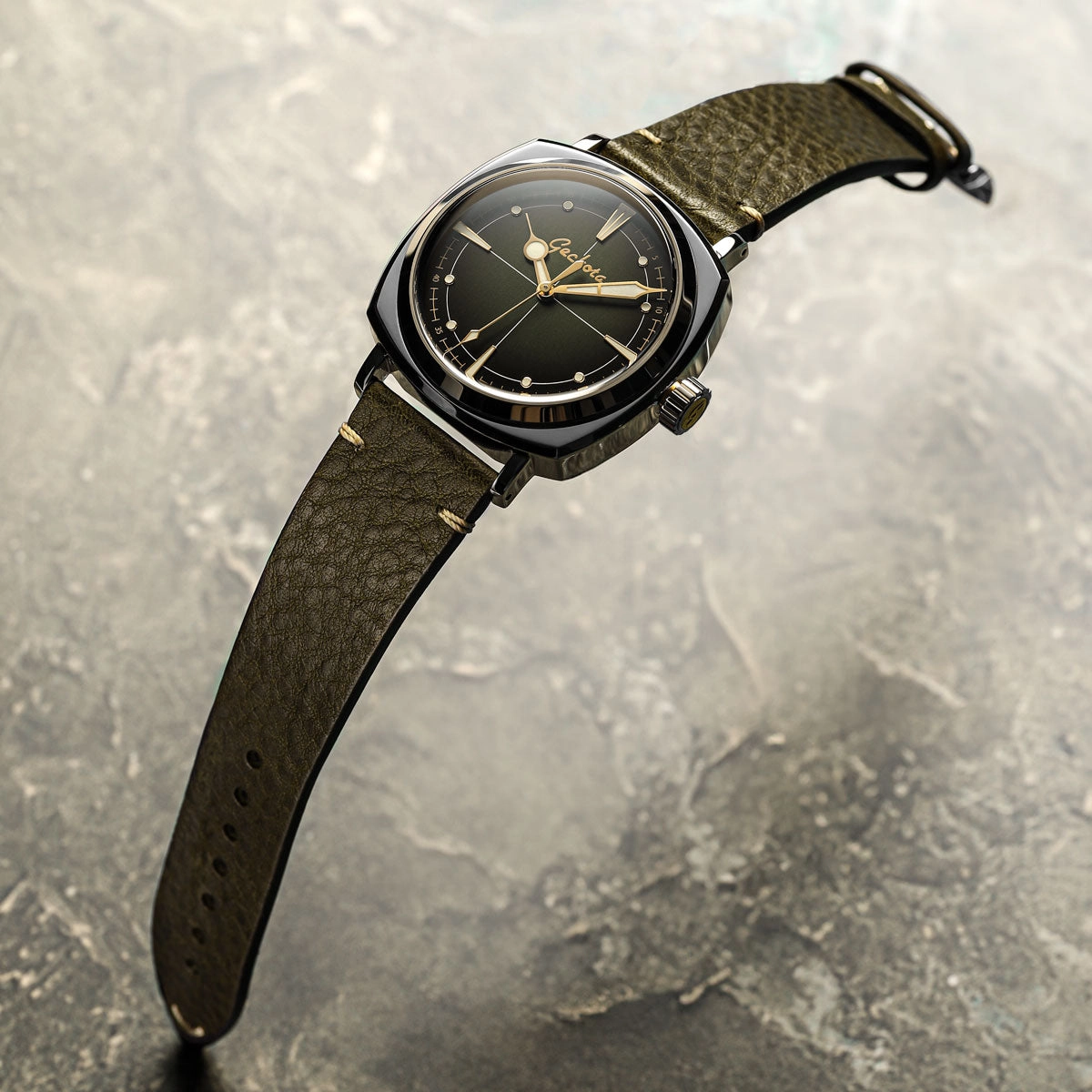 Pioneer Automatic Watch Brushed Green Dial