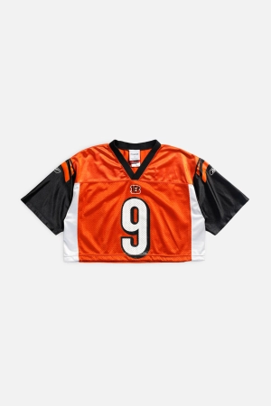 Rework Crop Cincinnati Bengals NFL Jersey - M