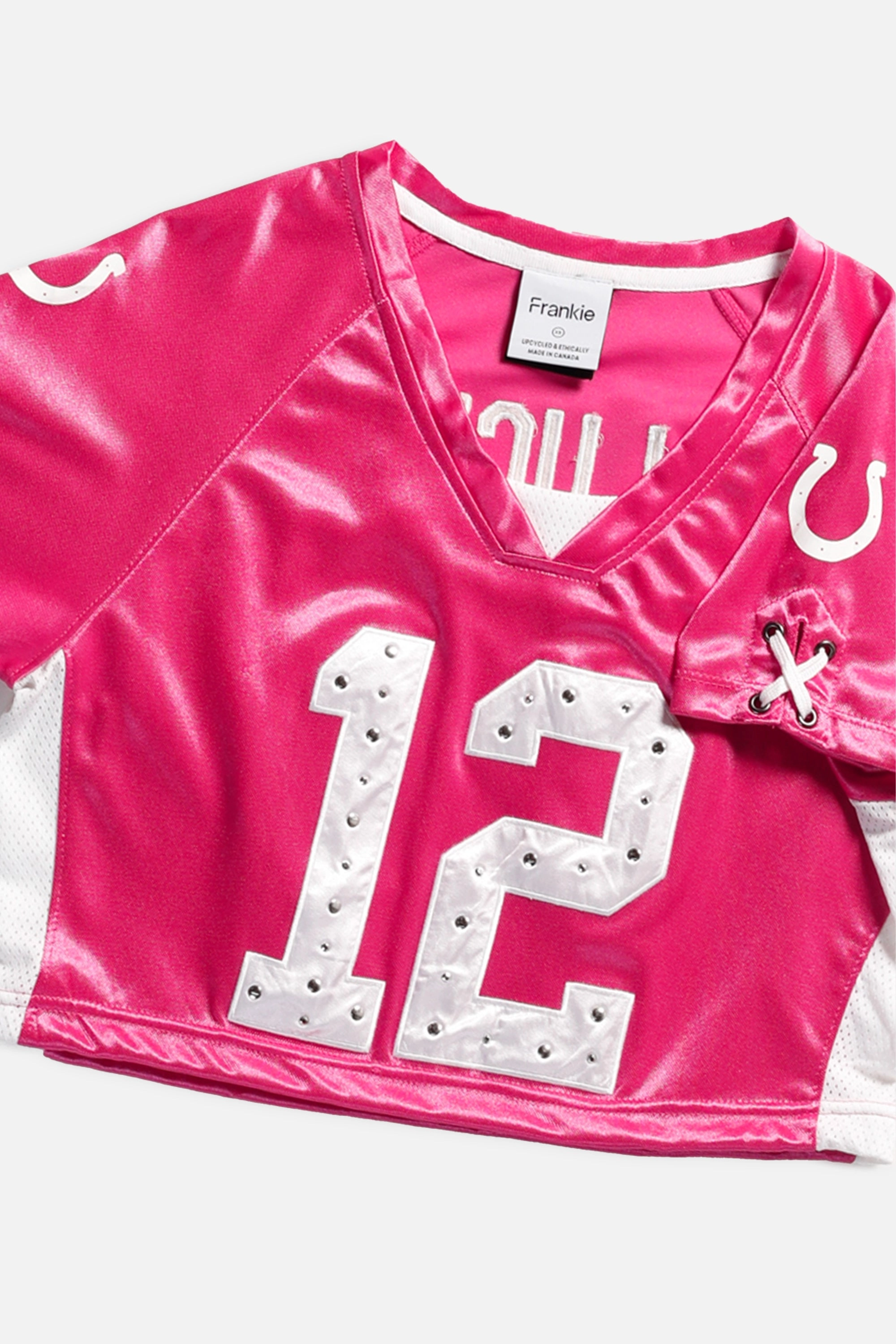 Rework Crop Indianapolis Colts NFL Jersey - XS