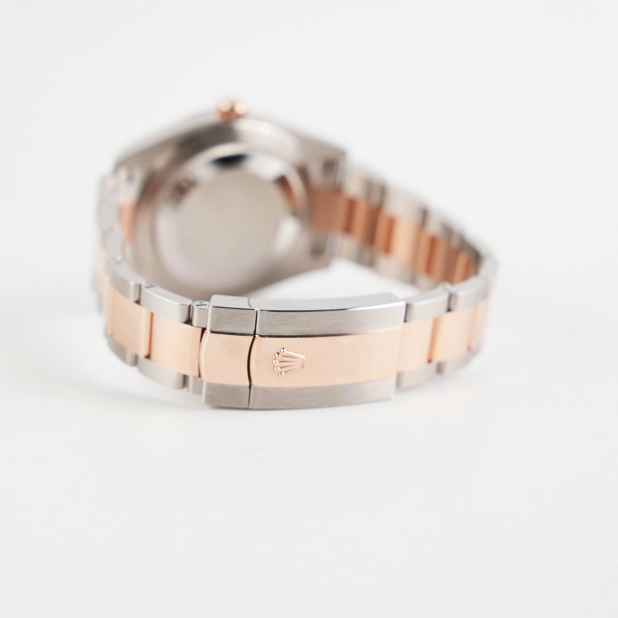 Rolex Datejust 41MM Two Tones Rose Gold Grey Dial