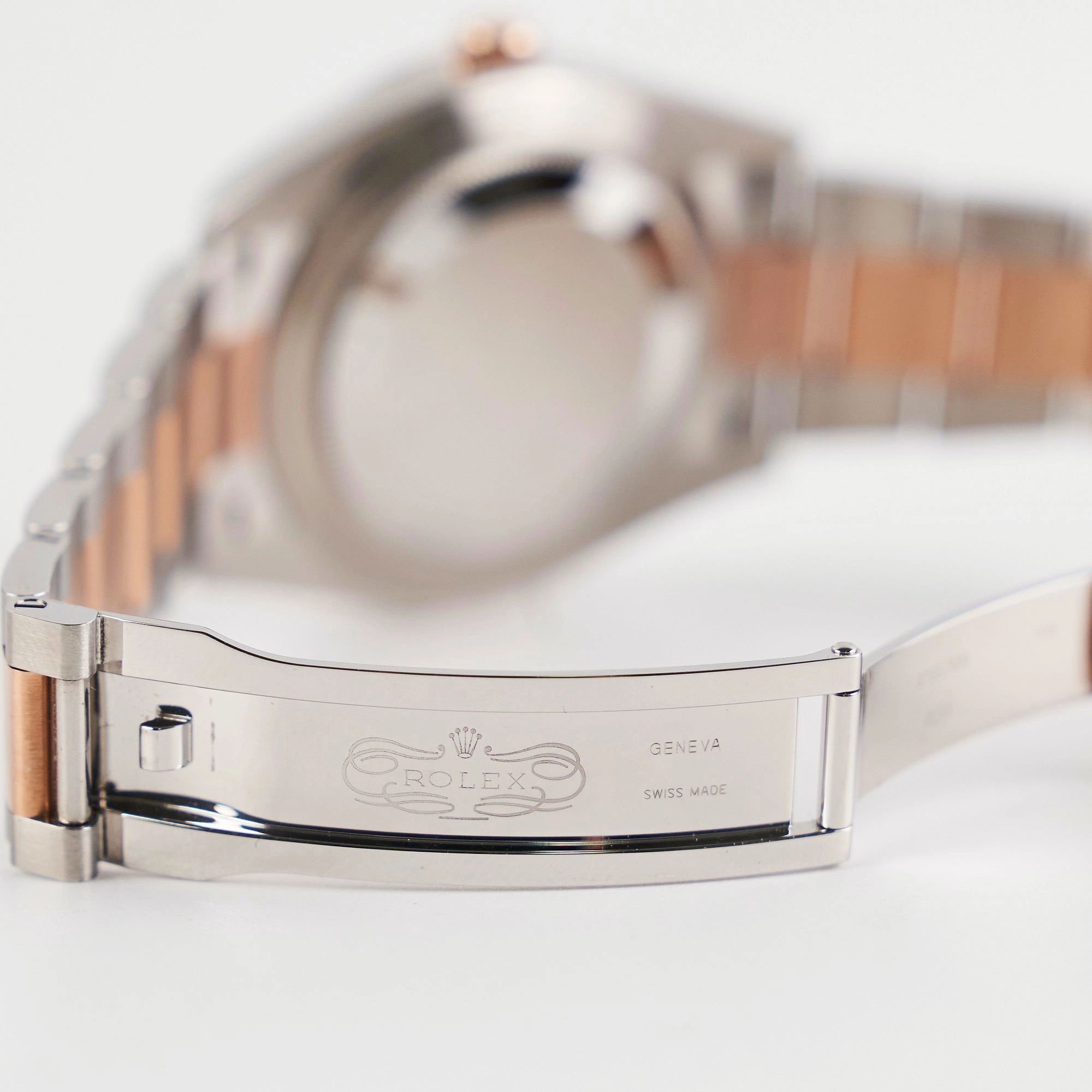 Rolex Datejust 41MM Two Tones Rose Gold Grey Dial