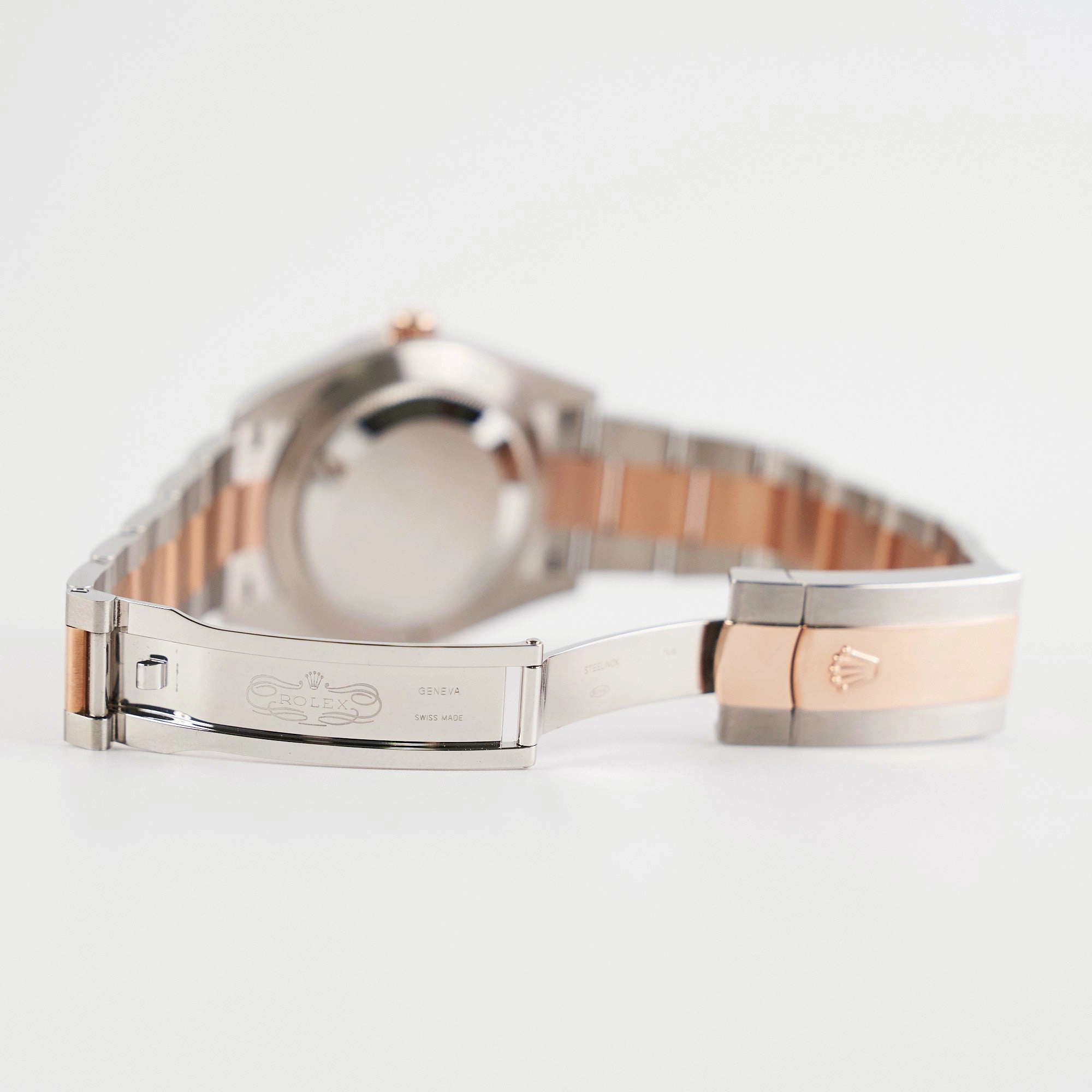 Rolex Datejust 41MM Two Tones Rose Gold Grey Dial