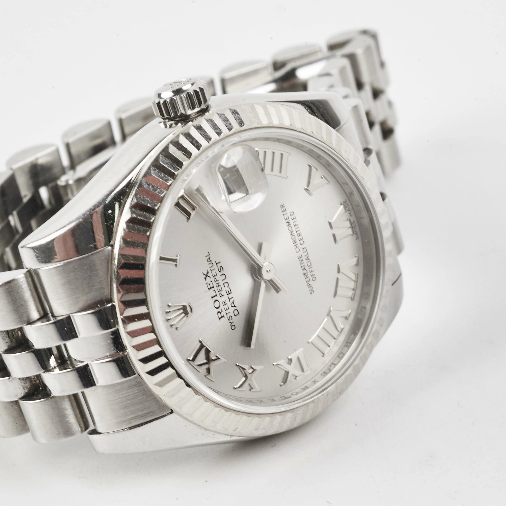 Rolex Oyster Perpetual Date Just 31mm White Gold
