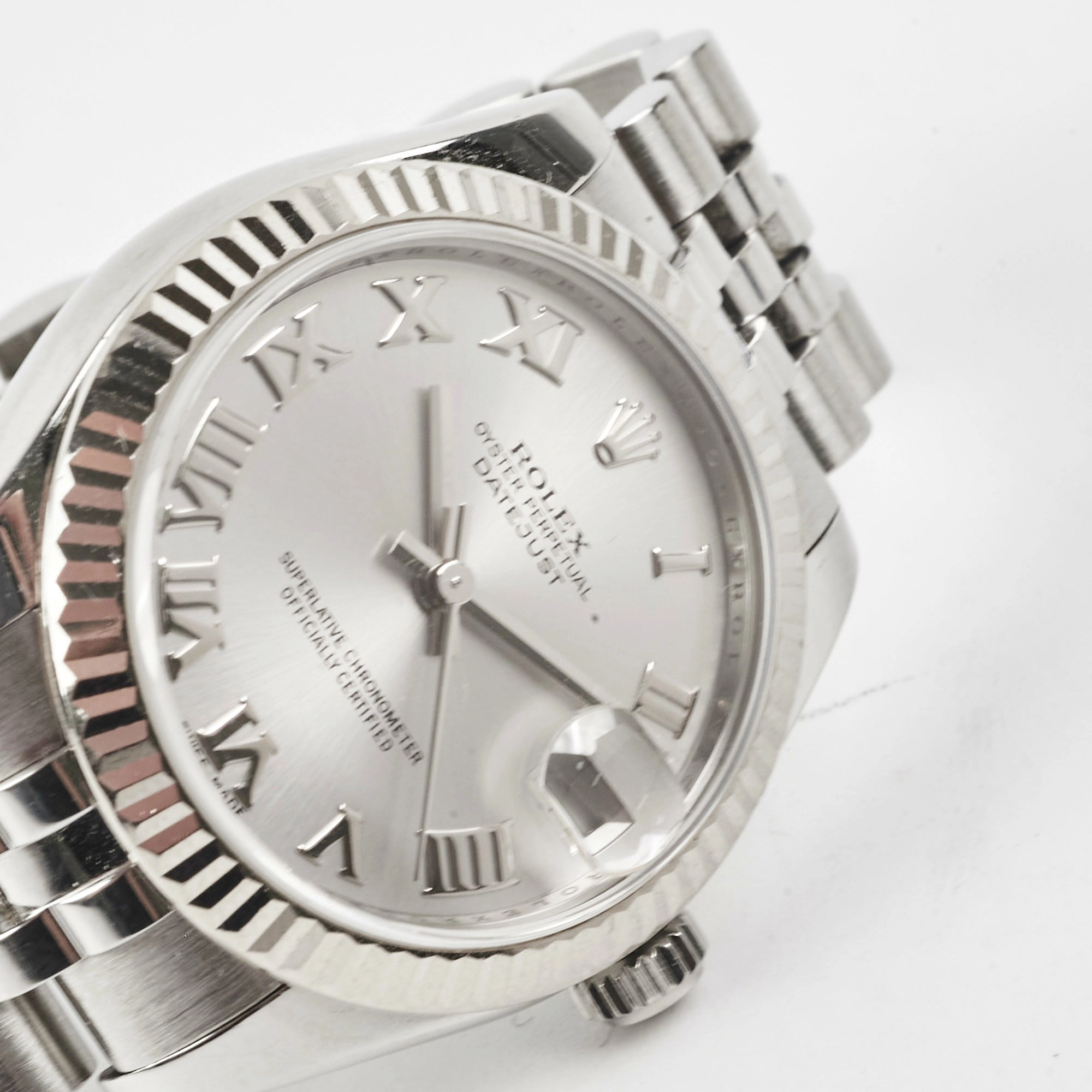 Rolex Oyster Perpetual Date Just 31mm White Gold
