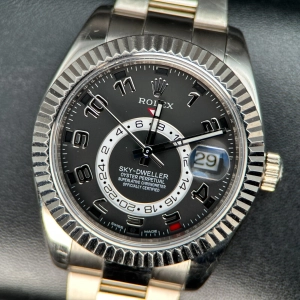 Rolex Skydweller 326939 White Gold 42mm Black Dial Automatic Watch