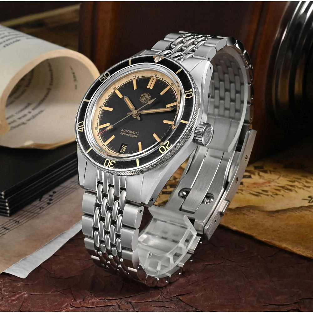 San Martin Vintage Style NH35 Men Watch SN0116B