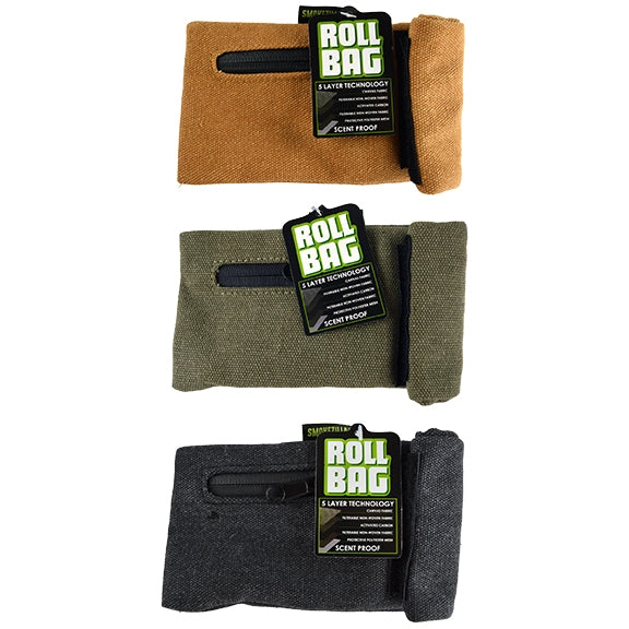Smell Proof Canvas Roll Bag - 6 Pieces Per Retail Ready Display 22542