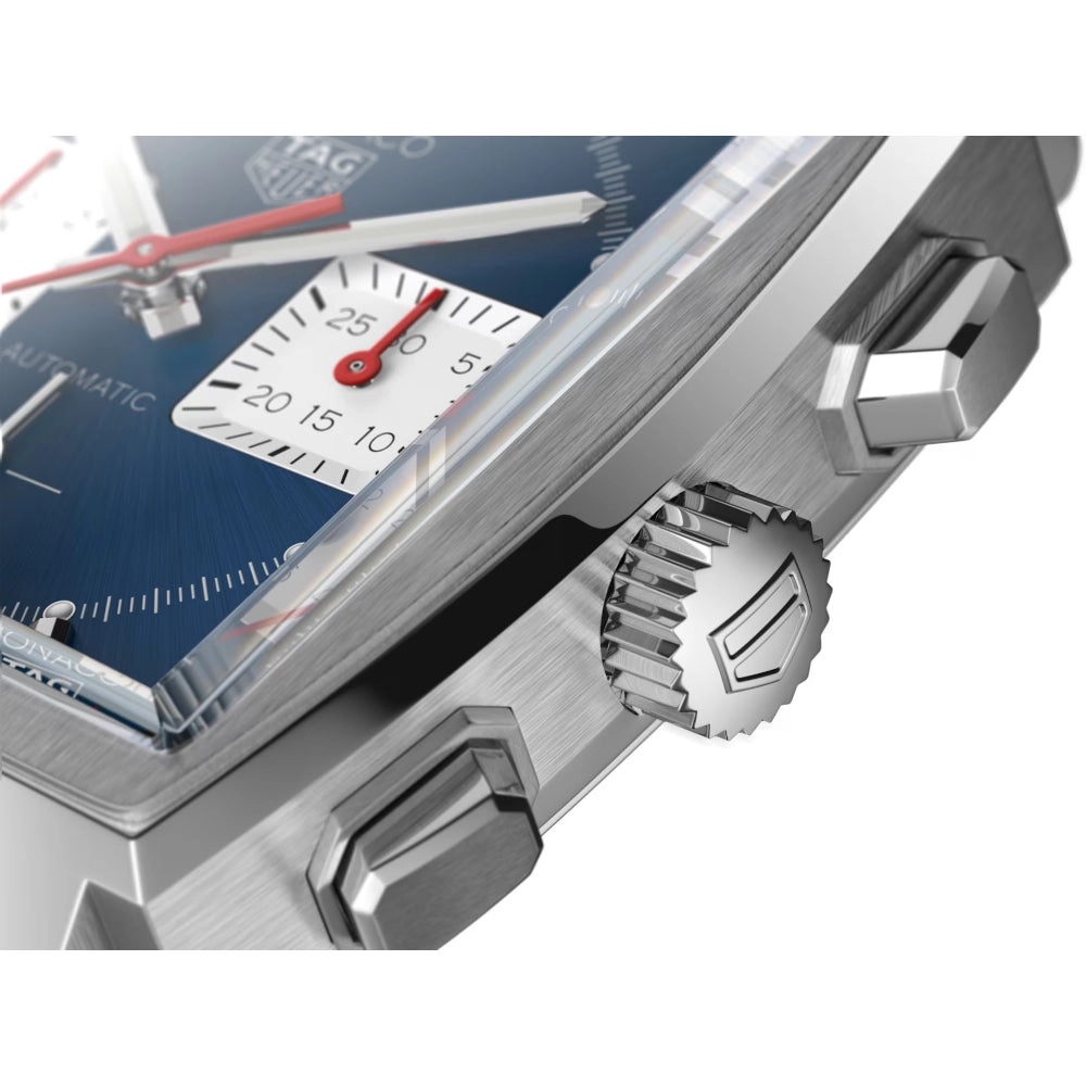 Tag Heuer Monaco 39mm Automatic Chronograph, Blue