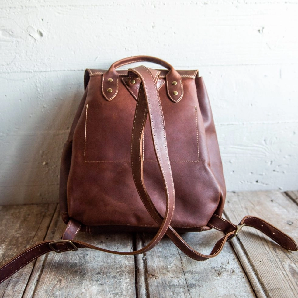 The Emerson Pack Fine Leather Backpack Purse