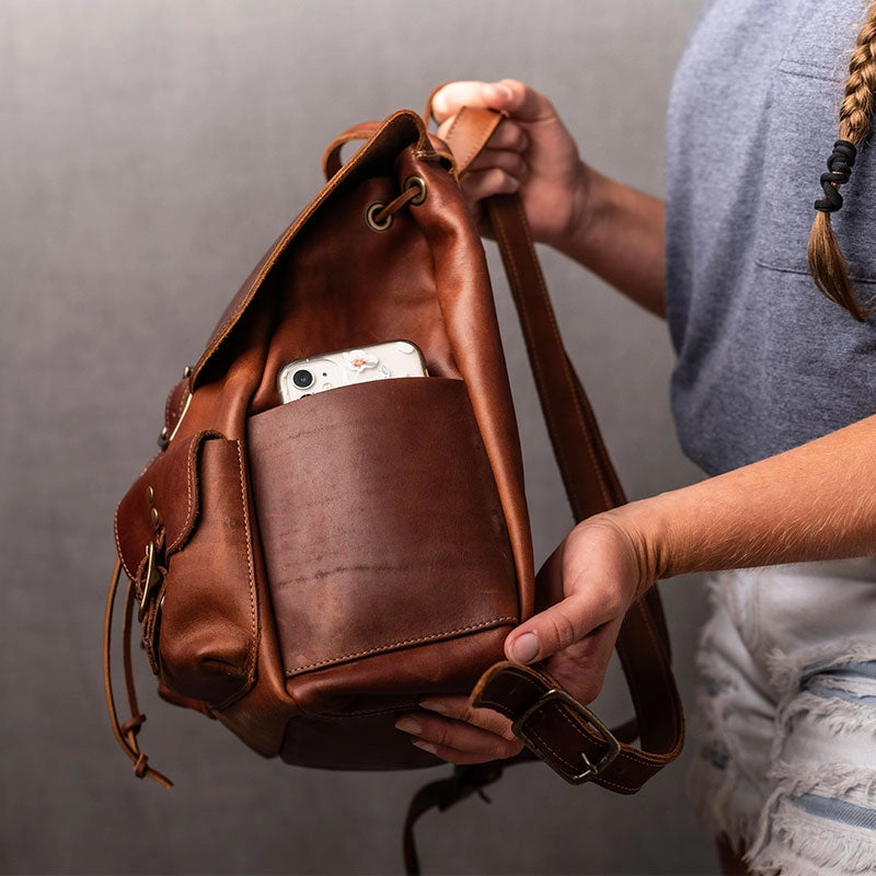 The Emerson Pack Fine Leather Backpack Purse