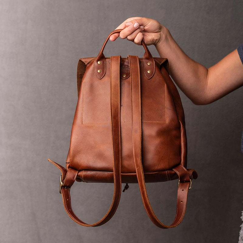 The Emerson Pack Fine Leather Backpack Purse