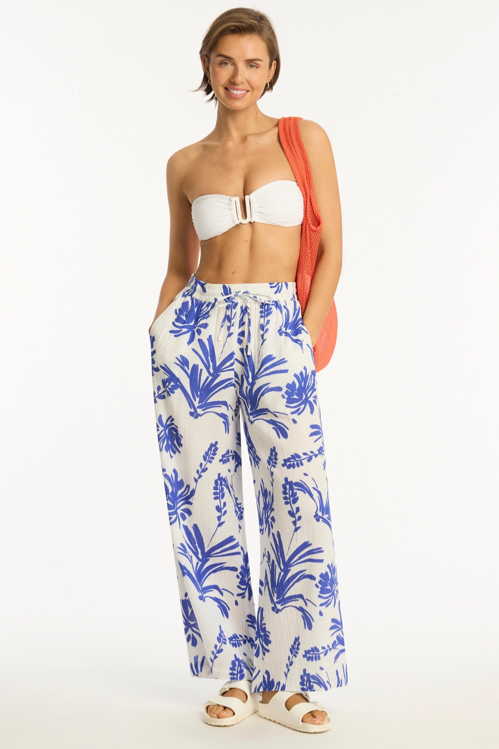 Tradewind Beach Pants in Cobalt