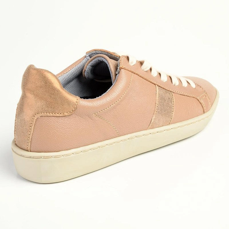Tsonga Jelani Leather Fashion Sneaker - Timber / Beige