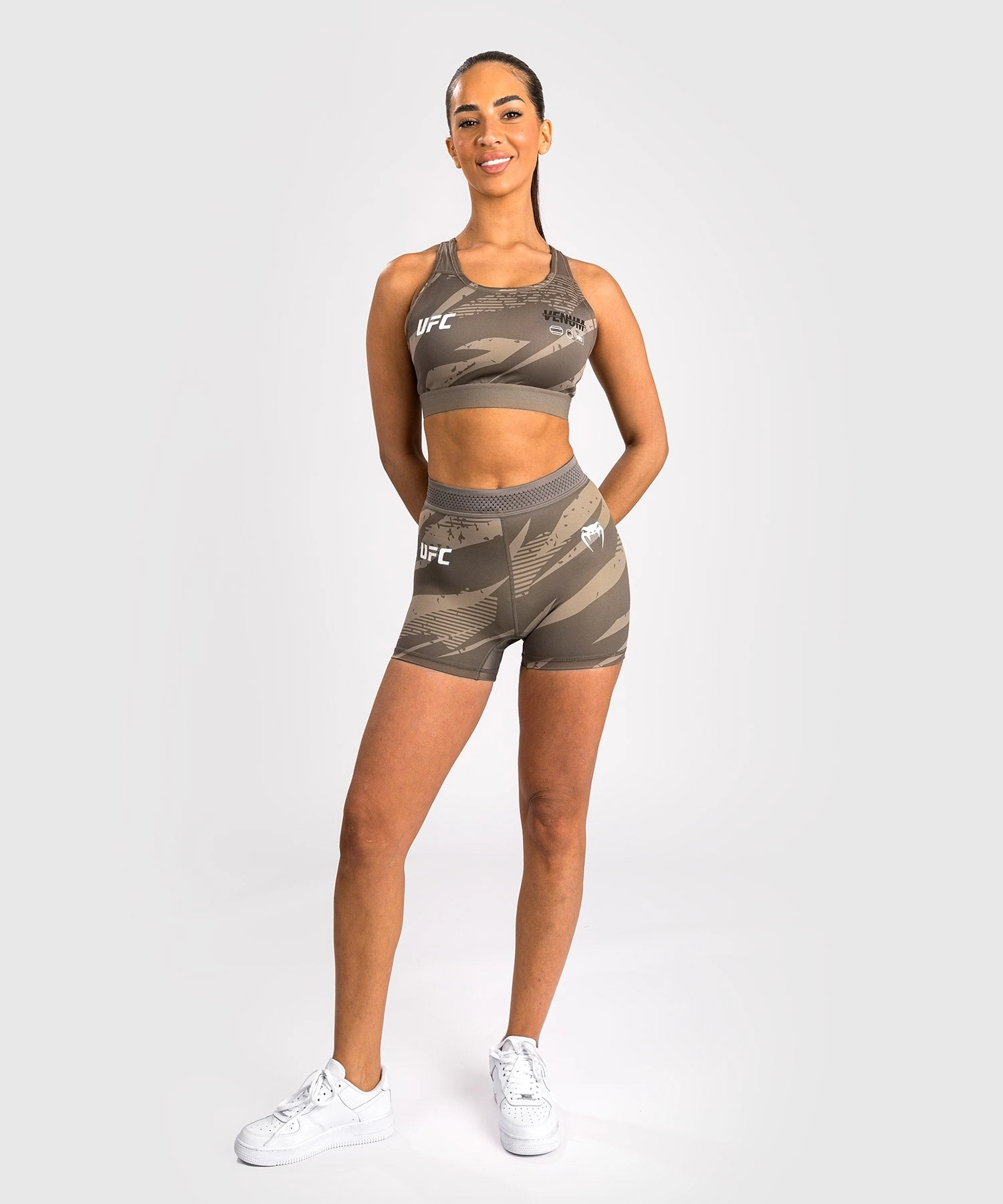 UFC Adrenaline by Venum Fight Week Women’s Vale Tudo Short - Desert Camo