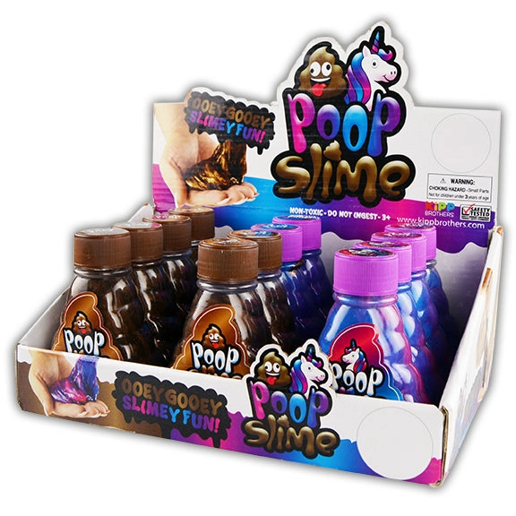 Unicorn Poop Emoji Slime - 12 Pieces Per Retail Ready Display 27977