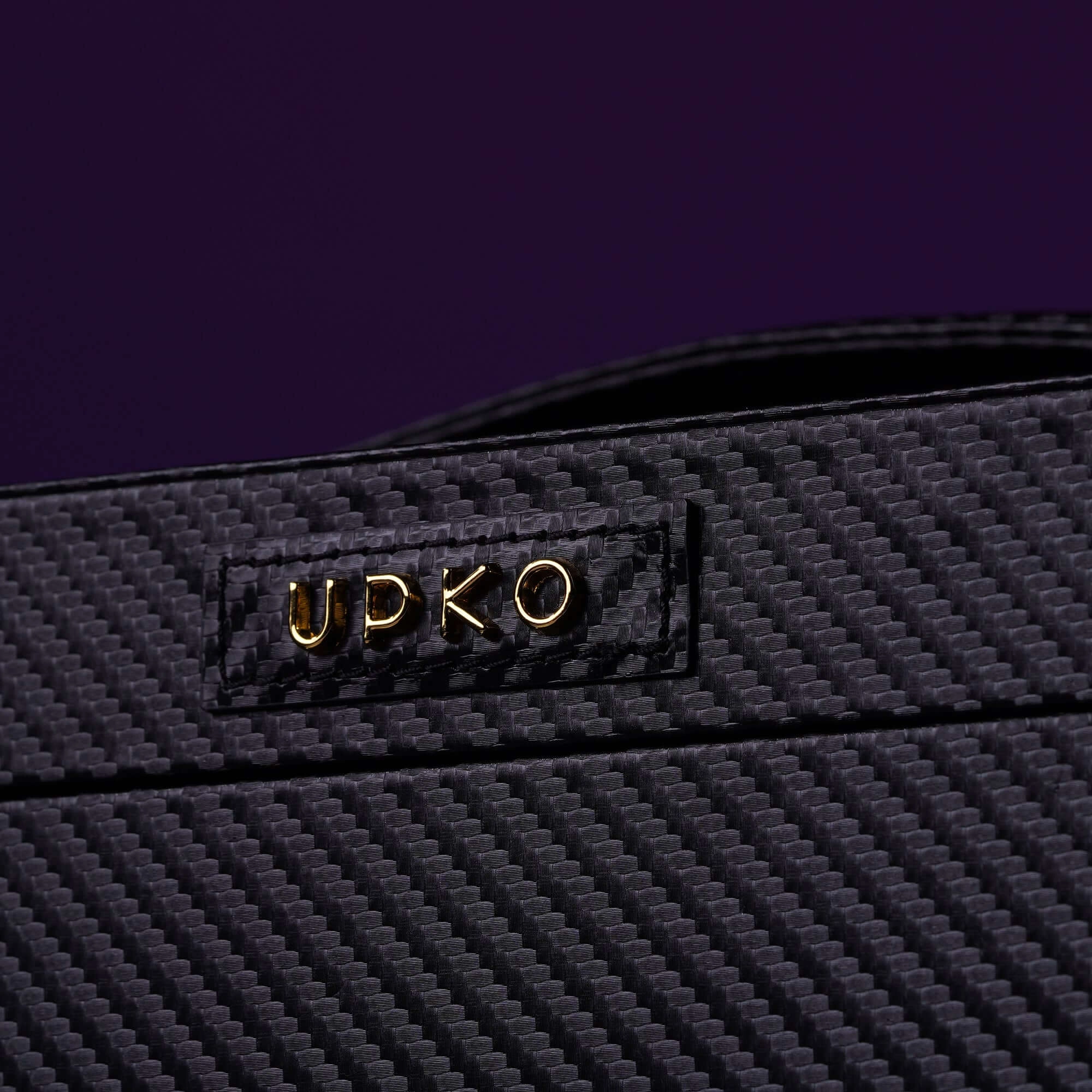 UPKO Luxury Italian Leather Bondage Tools Set with Case - Black