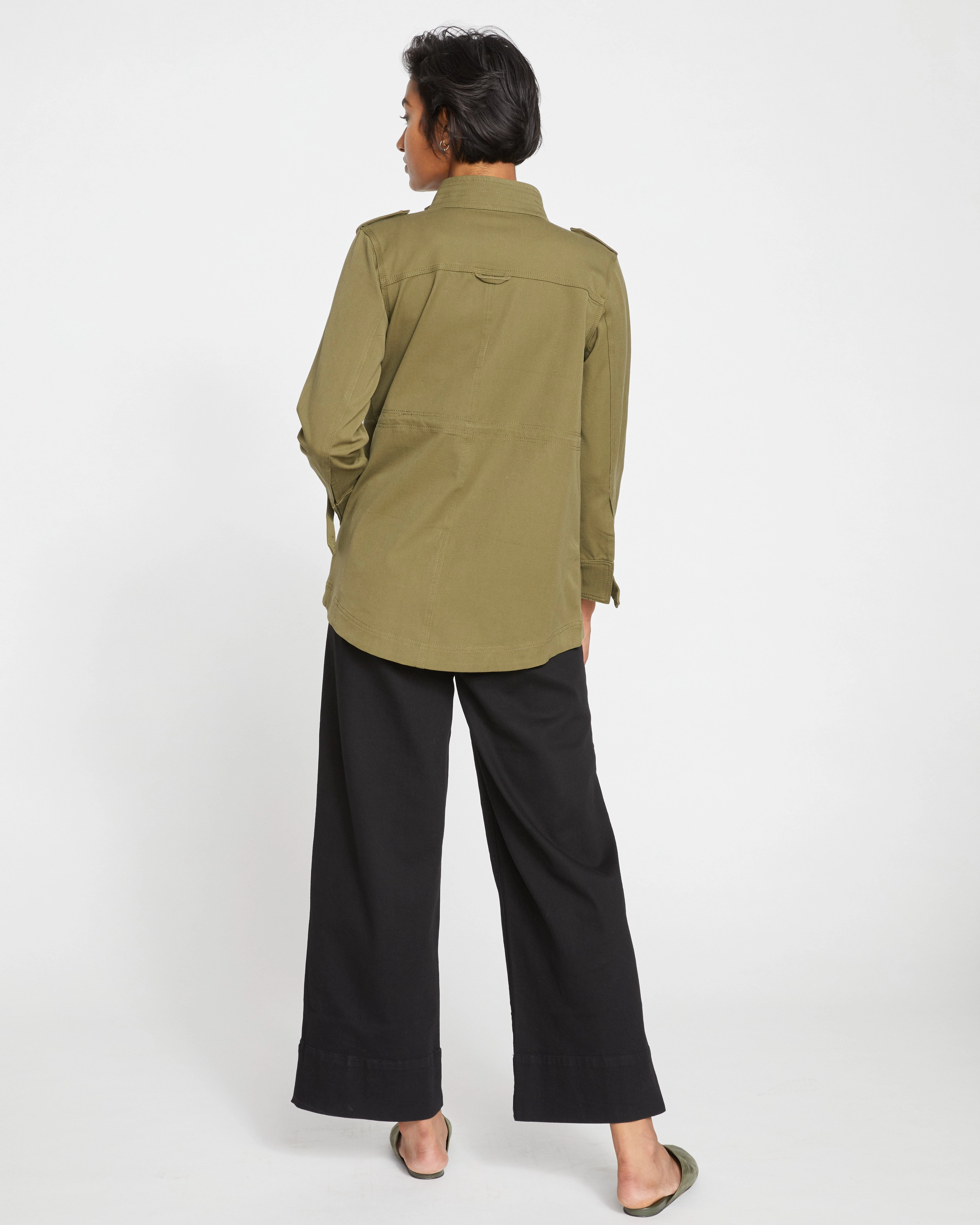 Vineyard Stretch Cotton Twill Jacket - Ivy