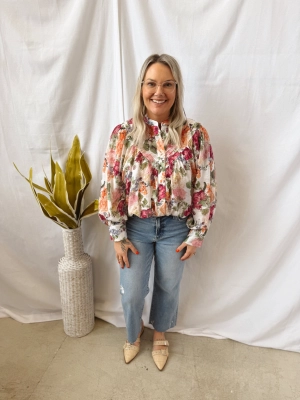 Vintage Floral Top