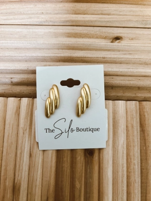 Vintage Gold Post Earrings