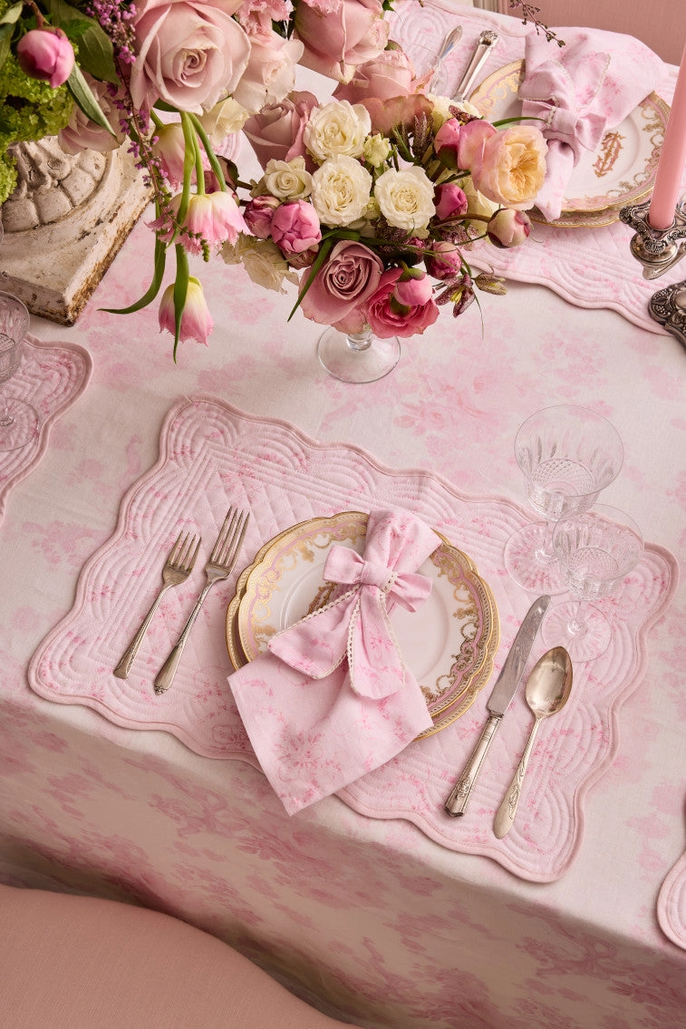 Vintage-Inspired Cotton Tablecloth