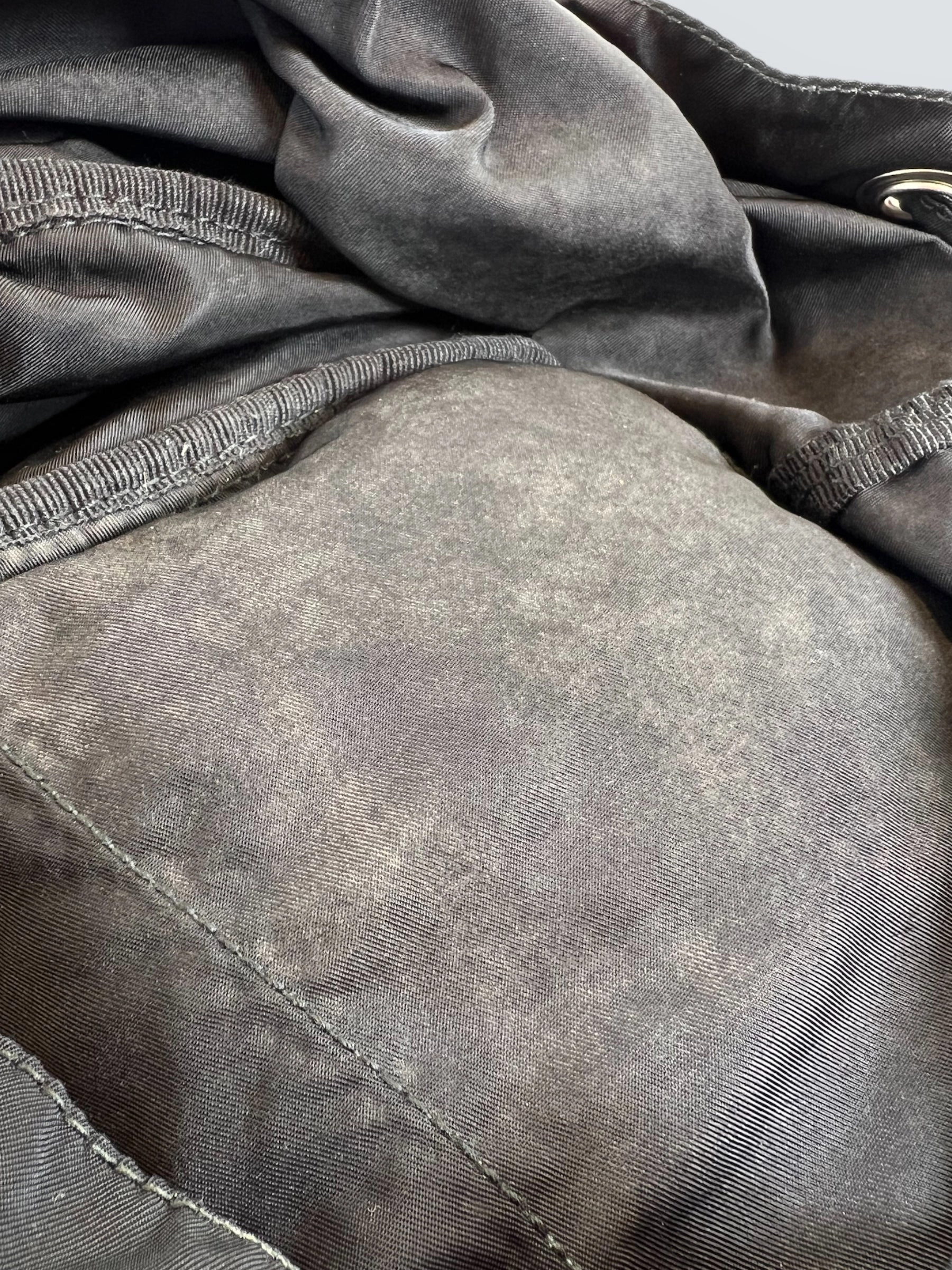 Vintage Prada Black Nylon Backpack