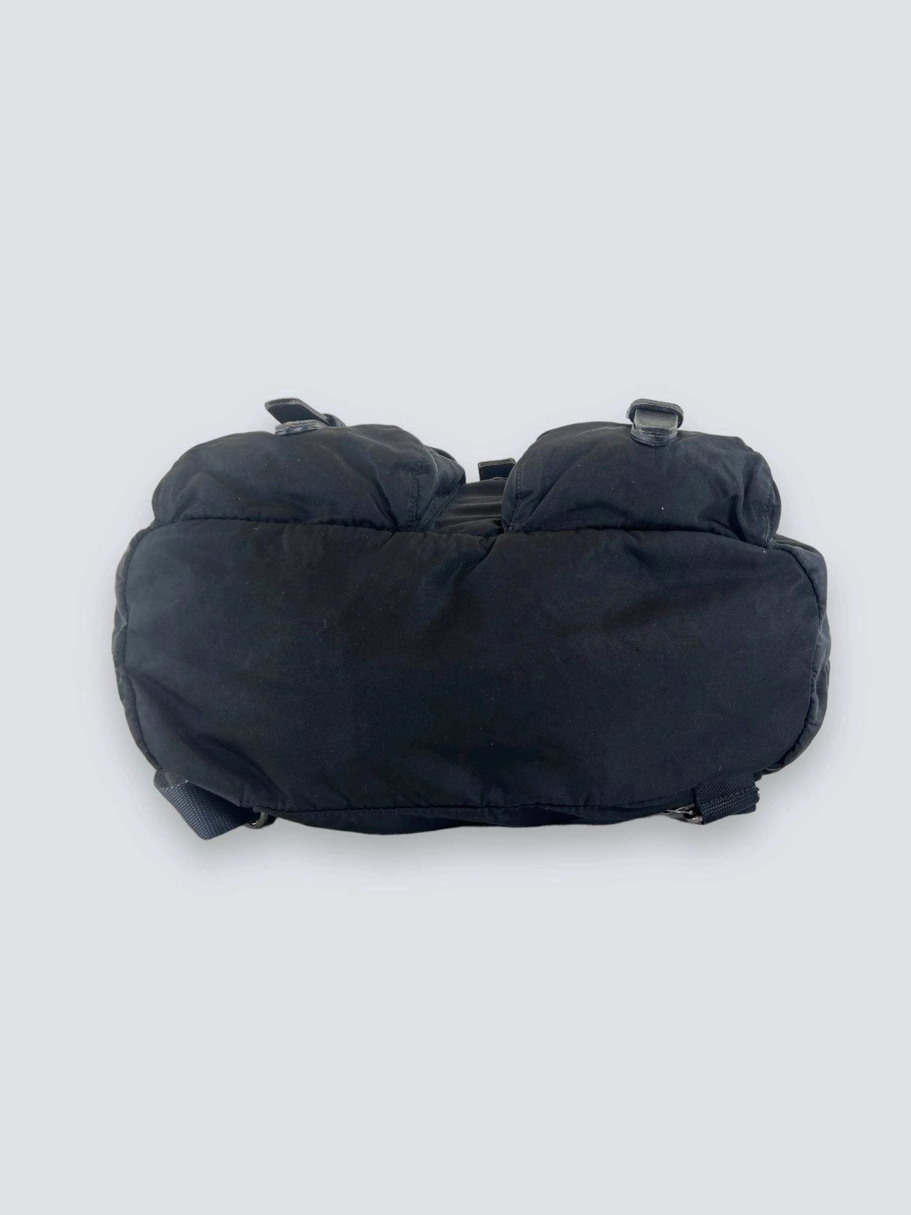 Vintage Prada Black Nylon Backpack