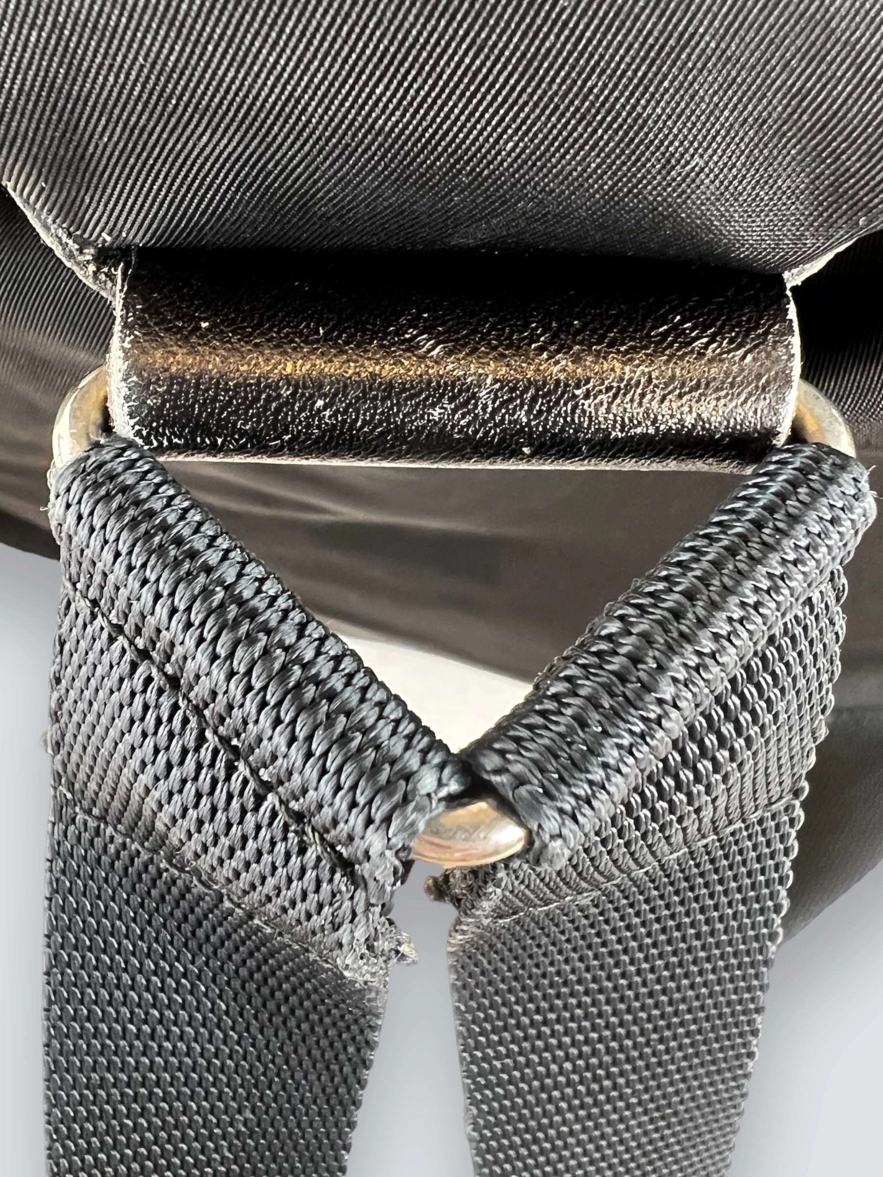 Vintage Prada Black Nylon Backpack