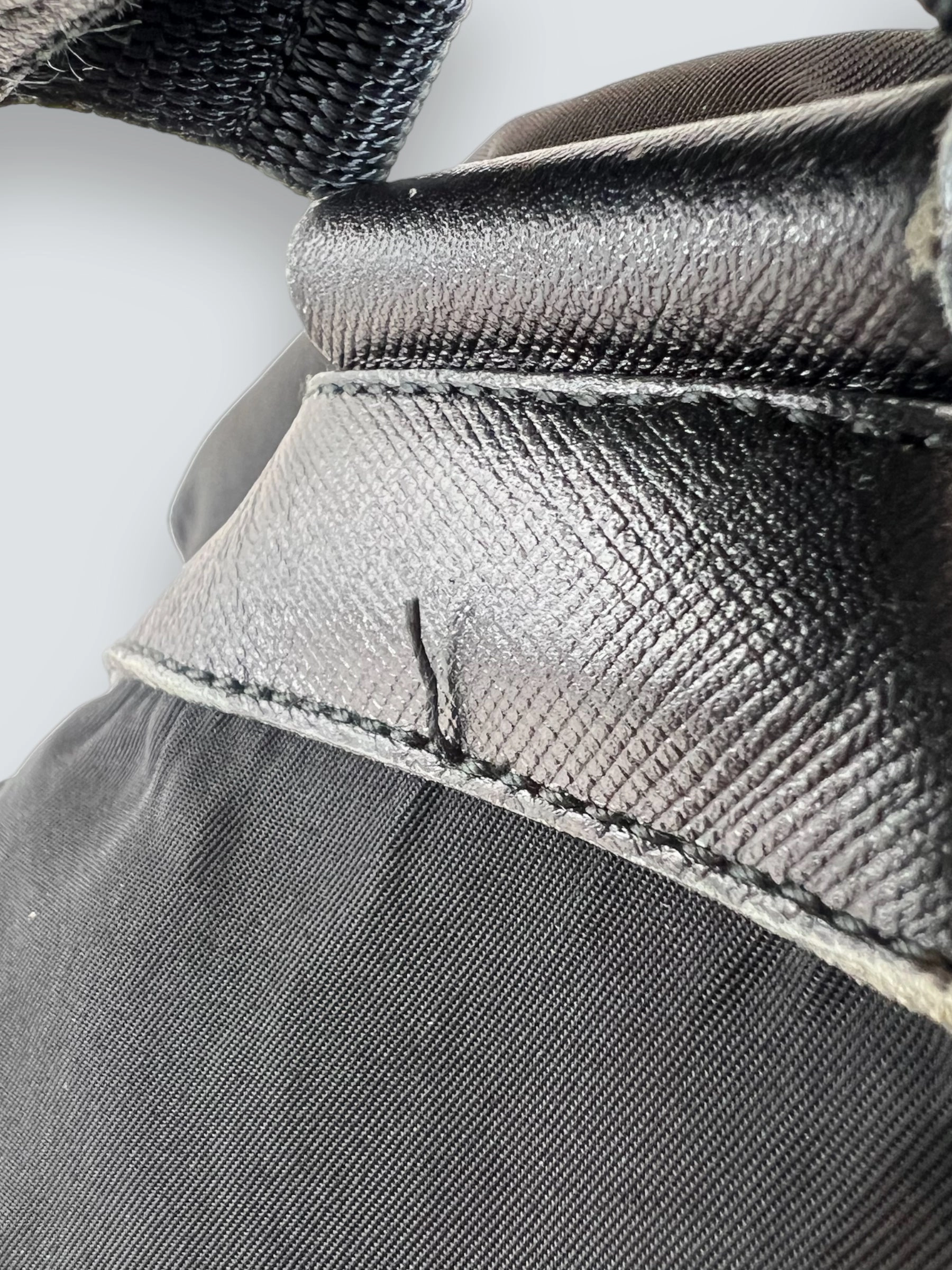 Vintage Prada Black Nylon Backpack