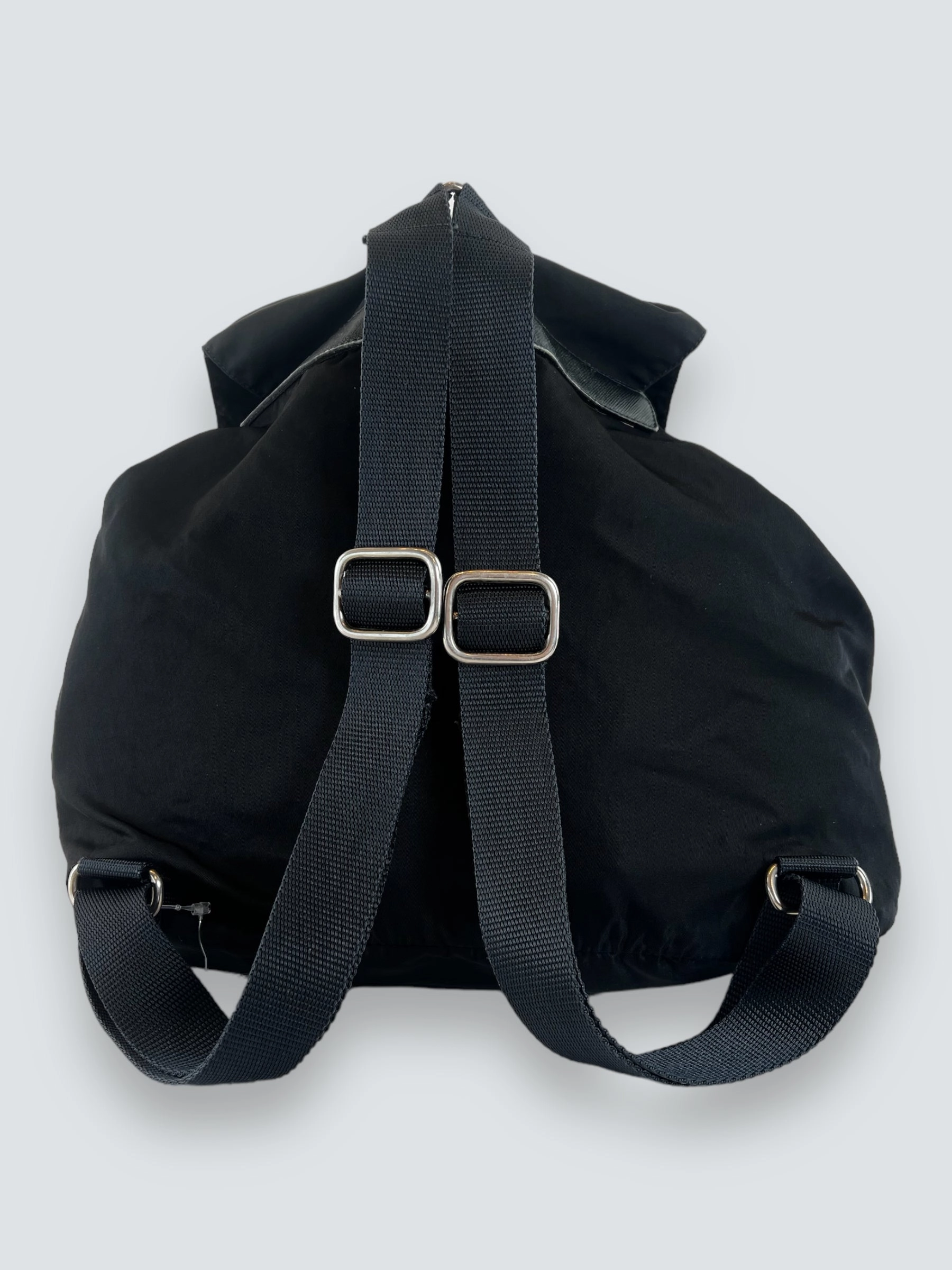 Vintage Prada Black Nylon Backpack