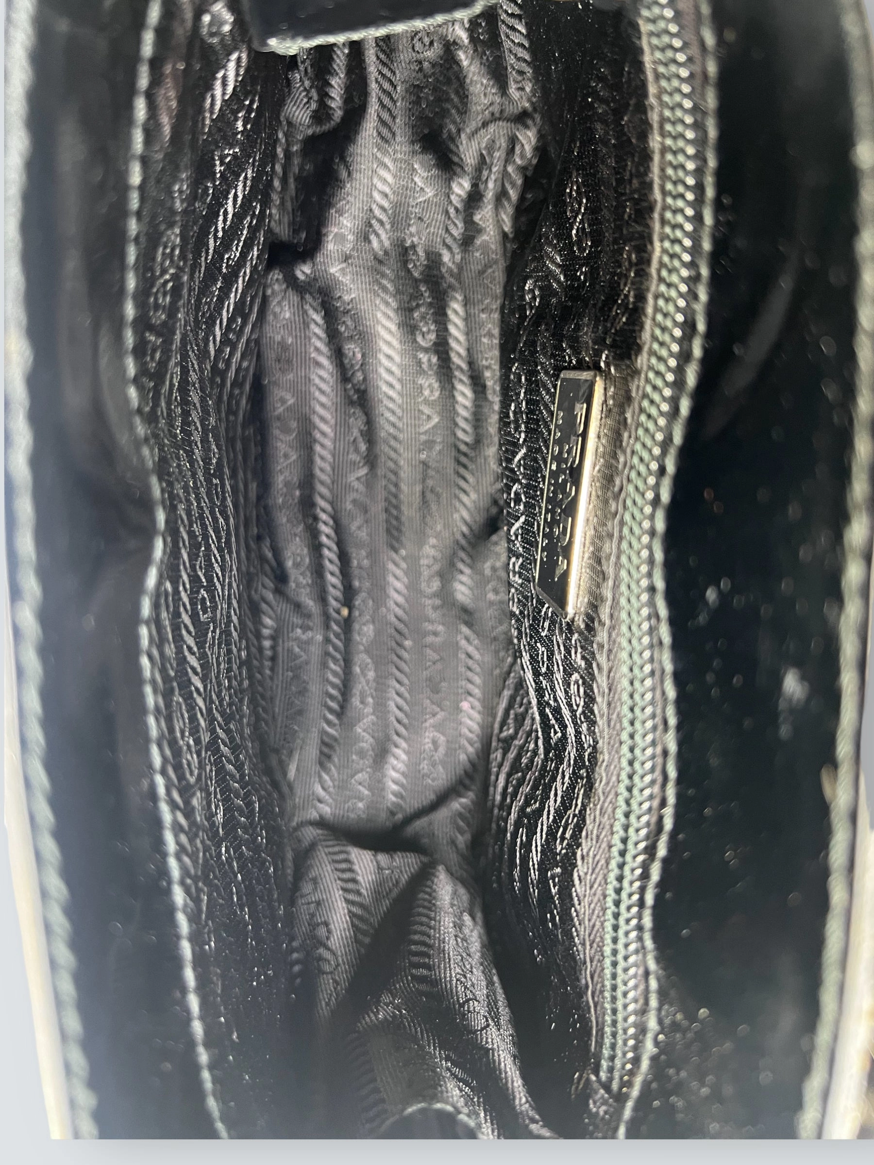 Vintage Prada Printed Pony Hair Mini Bag