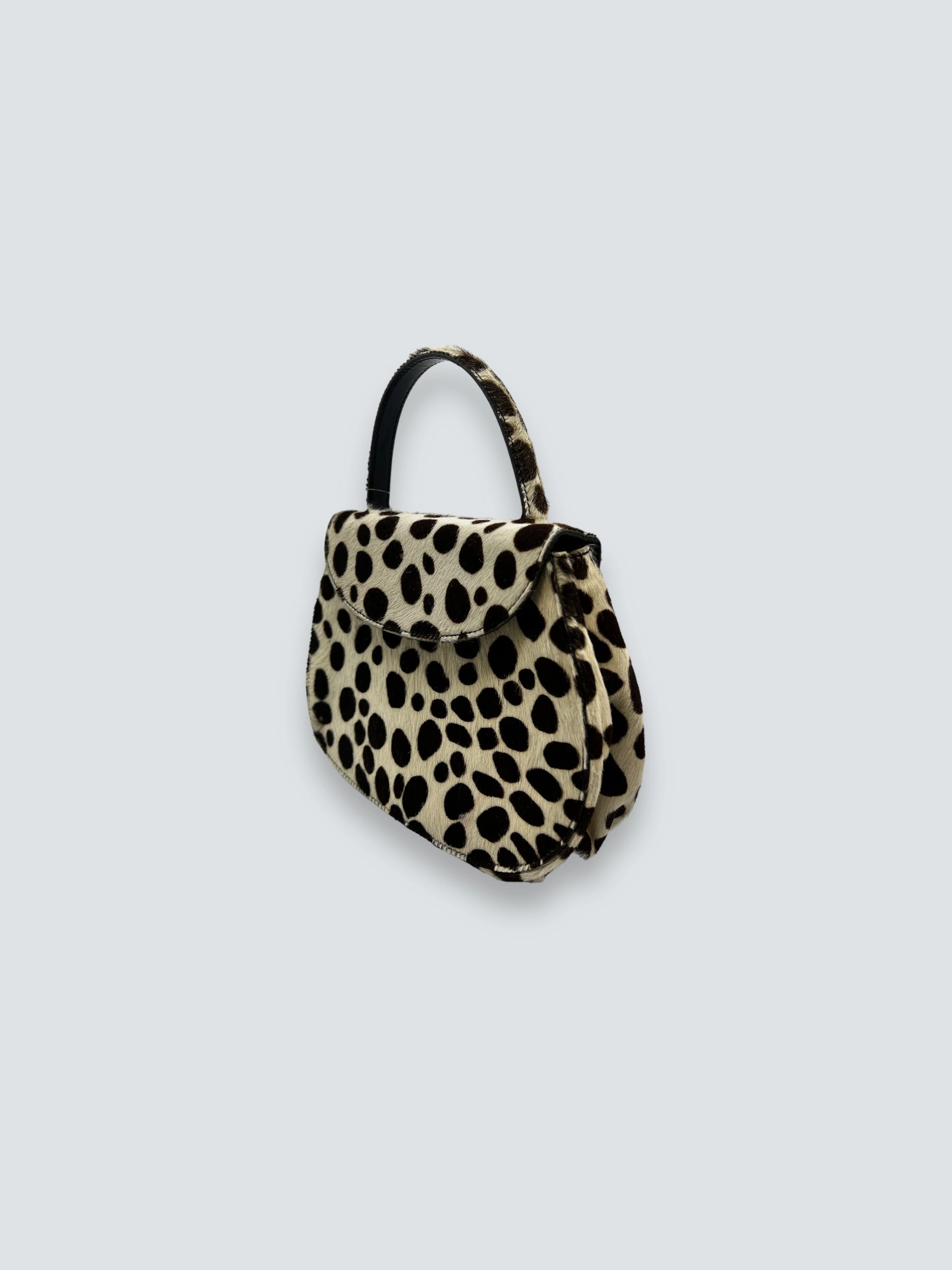 Vintage Prada Printed Pony Hair Mini Bag