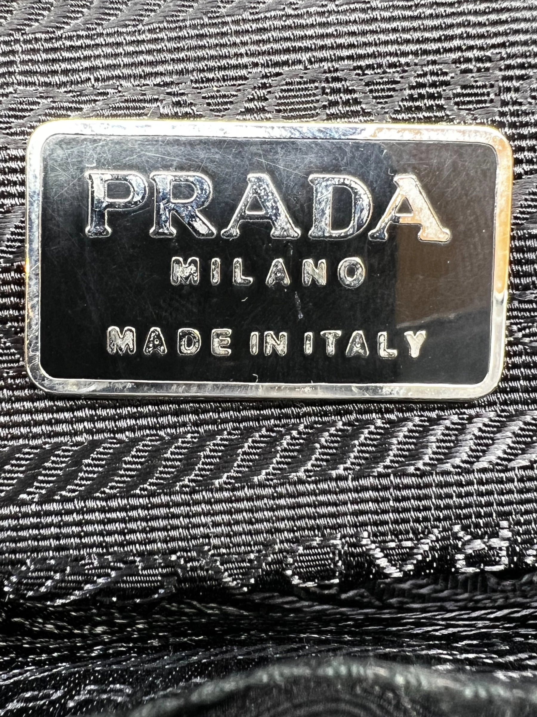 Vintage Prada Printed Pony Hair Mini Bag