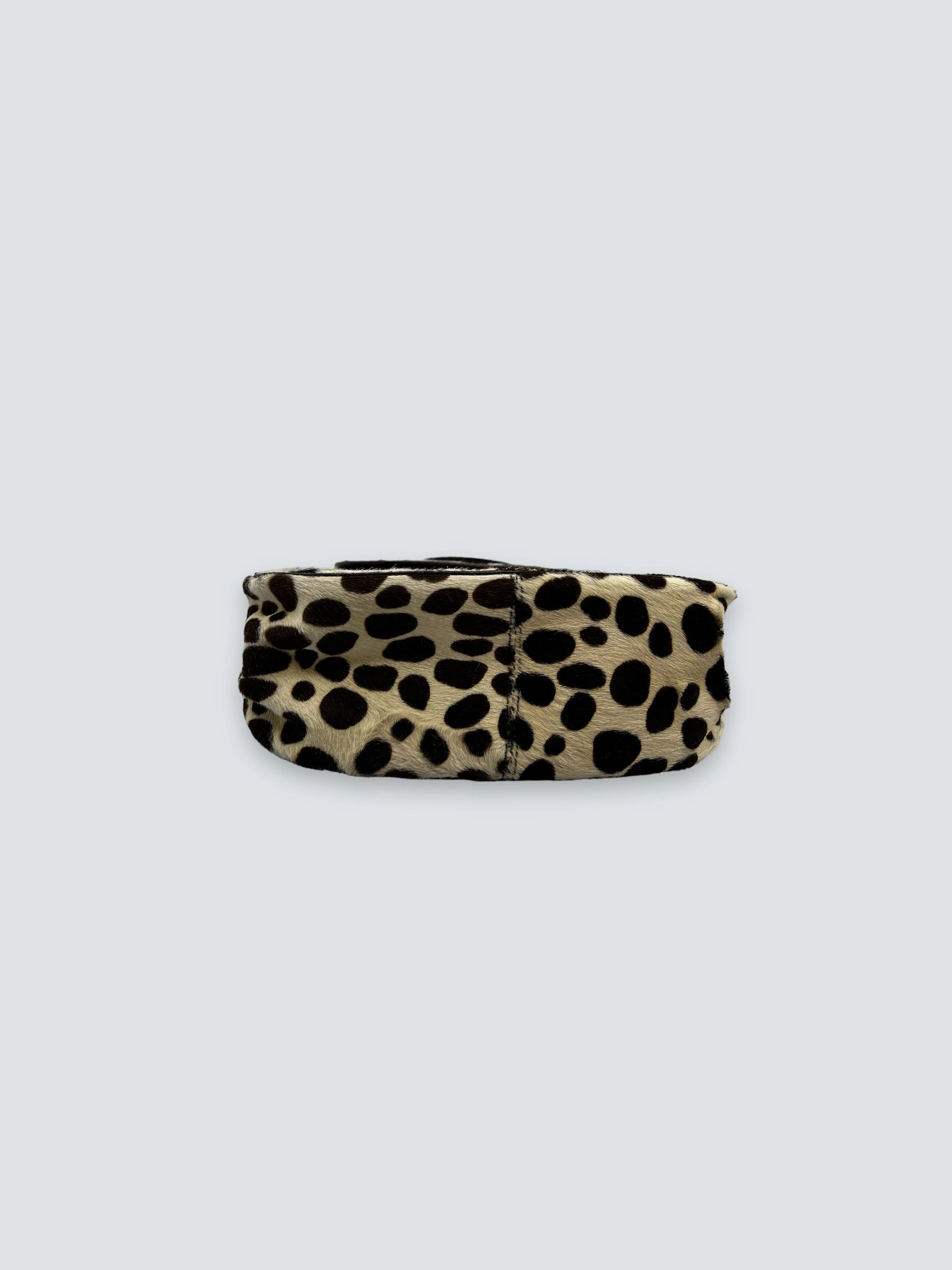 Vintage Prada Printed Pony Hair Mini Bag