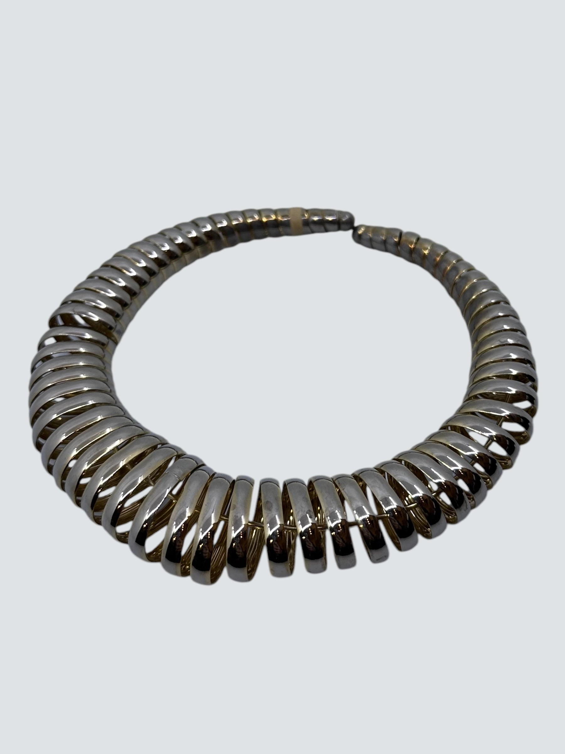 Vintage Silvertone Choker / Necklace