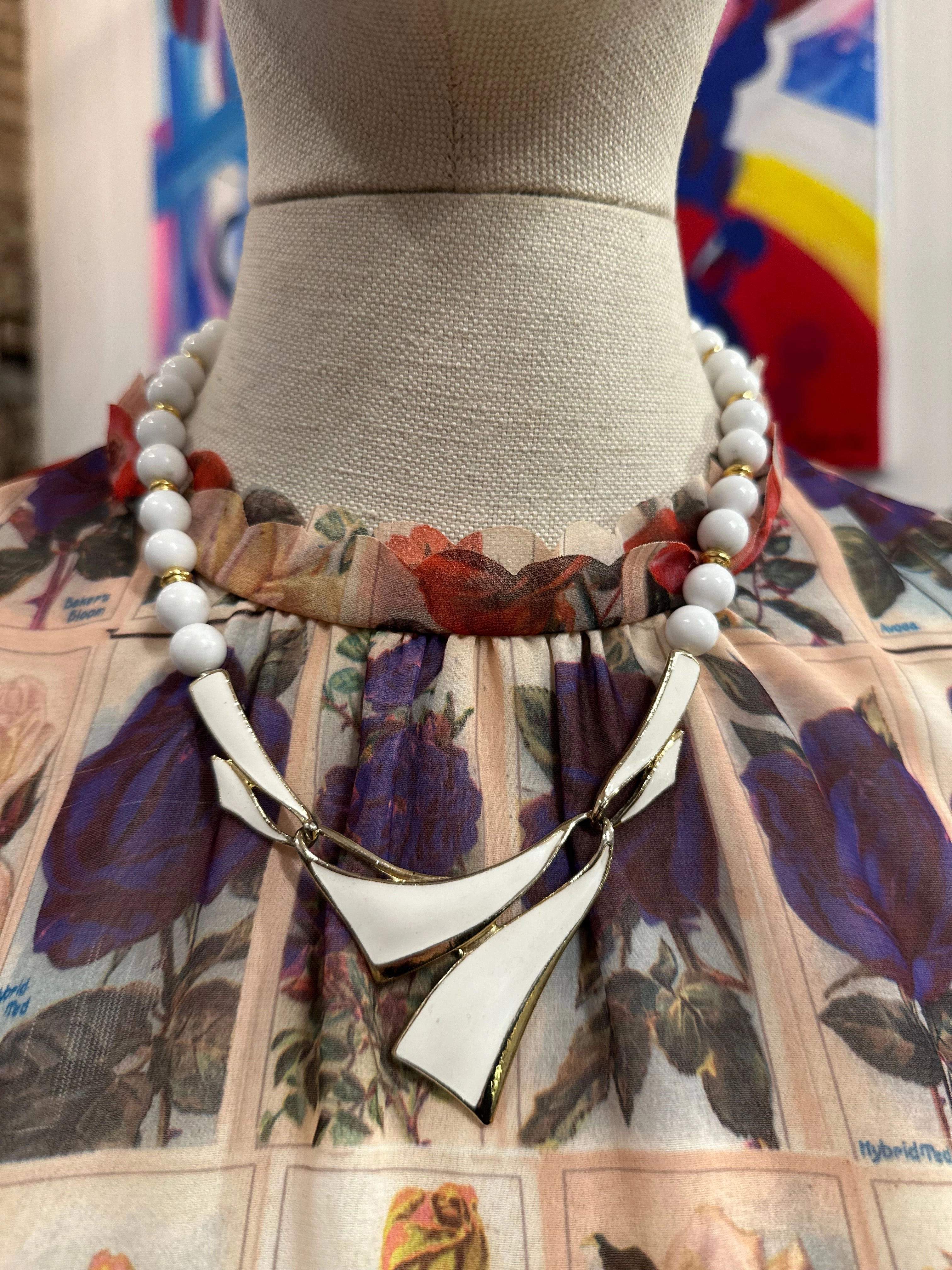 Vintage White Necklace