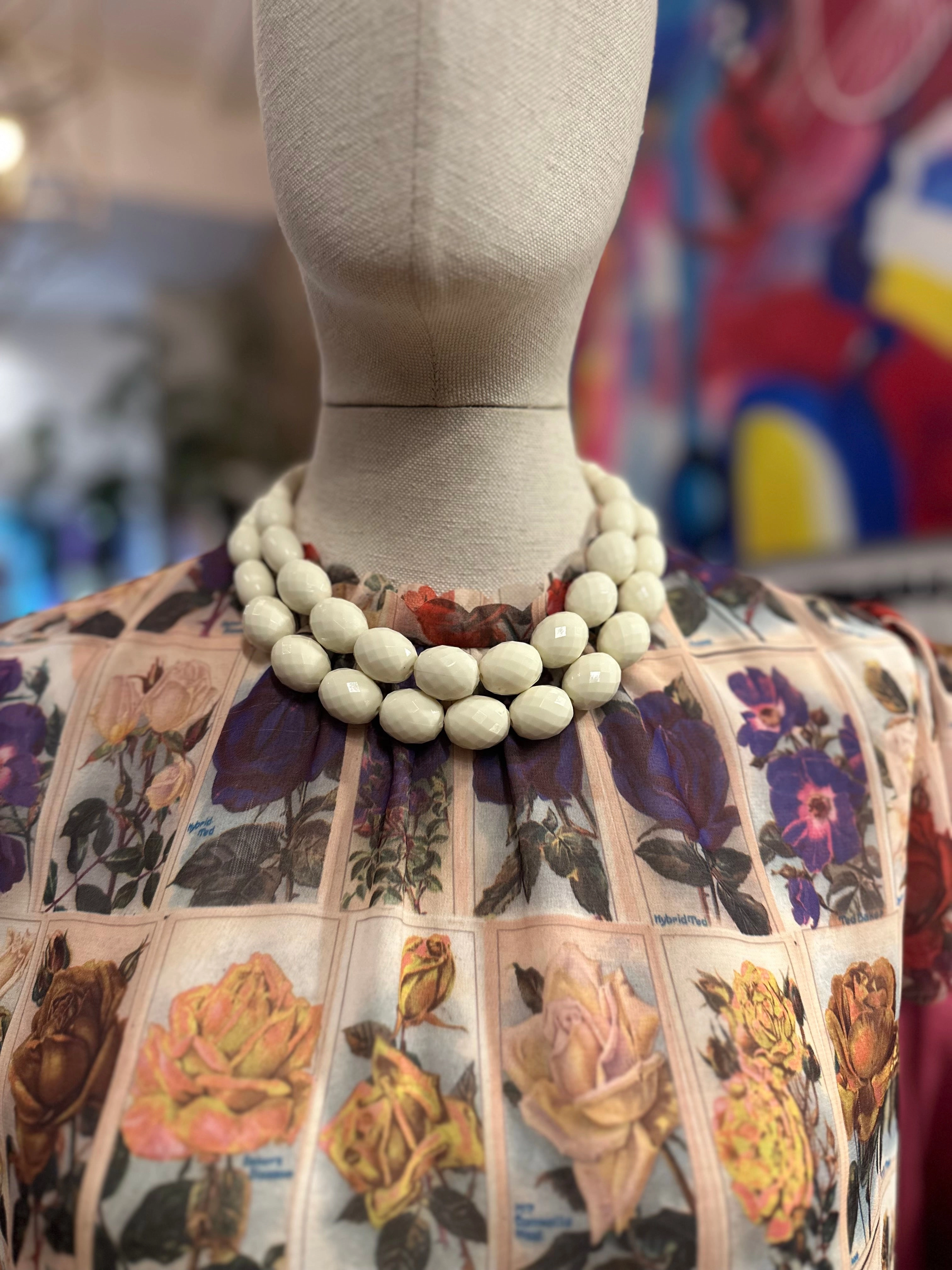 Vintage White Necklace
